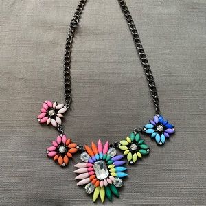 Bright flower necklace